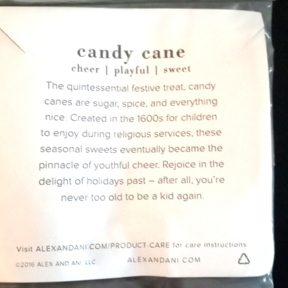 ALEX AND ANI CHRISTMAS CANDY CANE BRACELET - Picture 5 of 6
